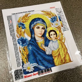 Богородиця жовто-синя